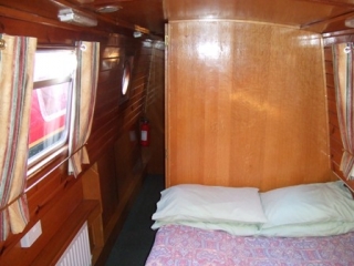 Inside one of our boats